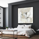 Neutral Brushstrokes I by Victoria Barnes on GIANT ART - beige abstract abstract