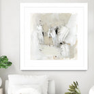 Neutral Brushstrokes I by Victoria Barnes on GIANT ART - beige abstract abstract
