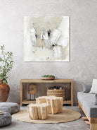 Neutral Brushstrokes I by Victoria Barnes on GIANT ART - beige abstract abstract