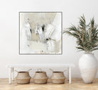 Neutral Brushstrokes I by Victoria Barnes on GIANT ART - beige abstract abstract