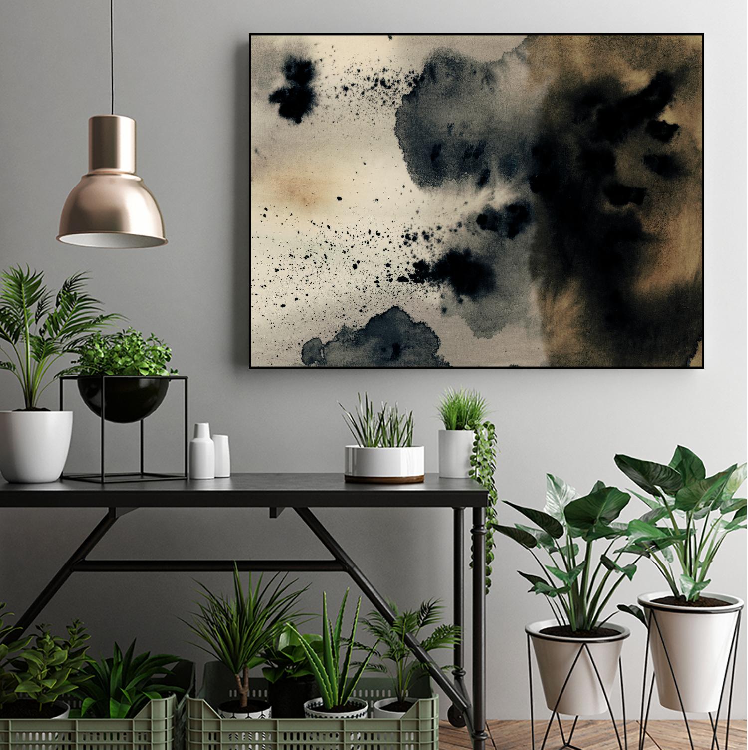 Ember II by Victoria Barnes on GIANT ART - beige abstract abstract