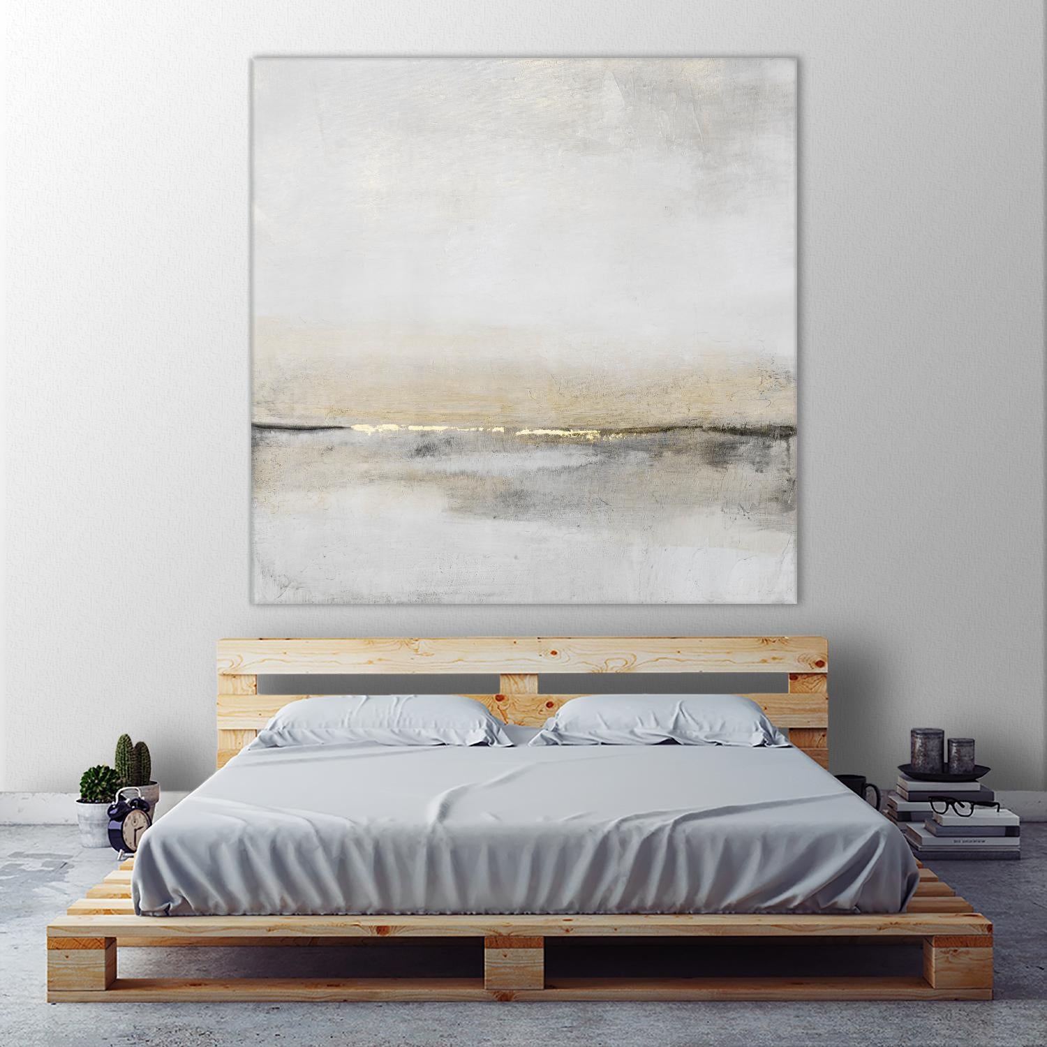 Horizontal Flow I by Tim OToole on GIANT ART - gold abstract abstract