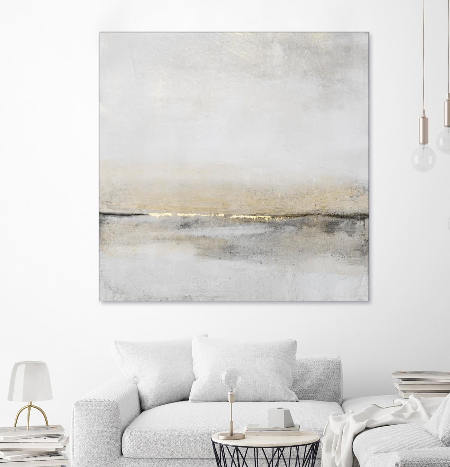 Horizontal Flow I by Tim OToole on GIANT ART - gold abstract abstract