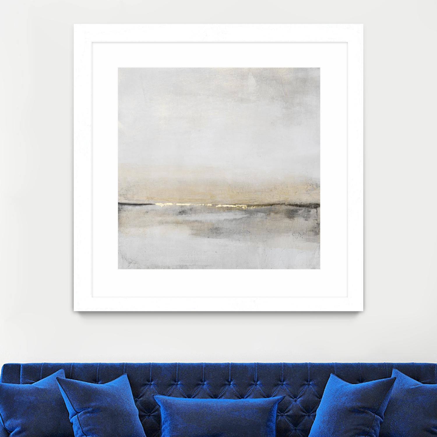 Horizontal Flow I by Tim OToole on GIANT ART - gold abstract abstract