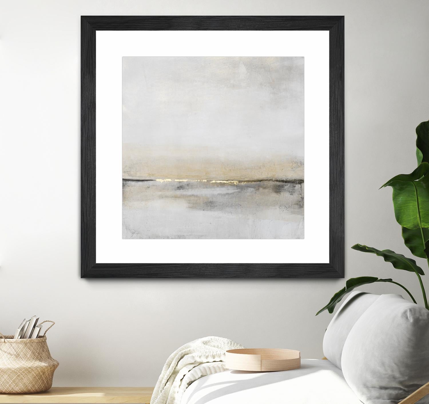 Horizontal Flow I by Tim OToole on GIANT ART - gold abstract abstract