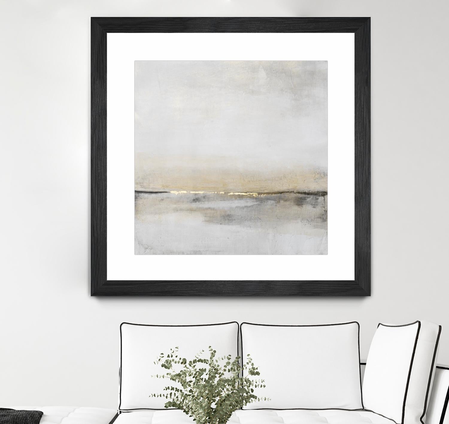 Horizontal Flow I by Tim OToole on GIANT ART - gold abstract abstract