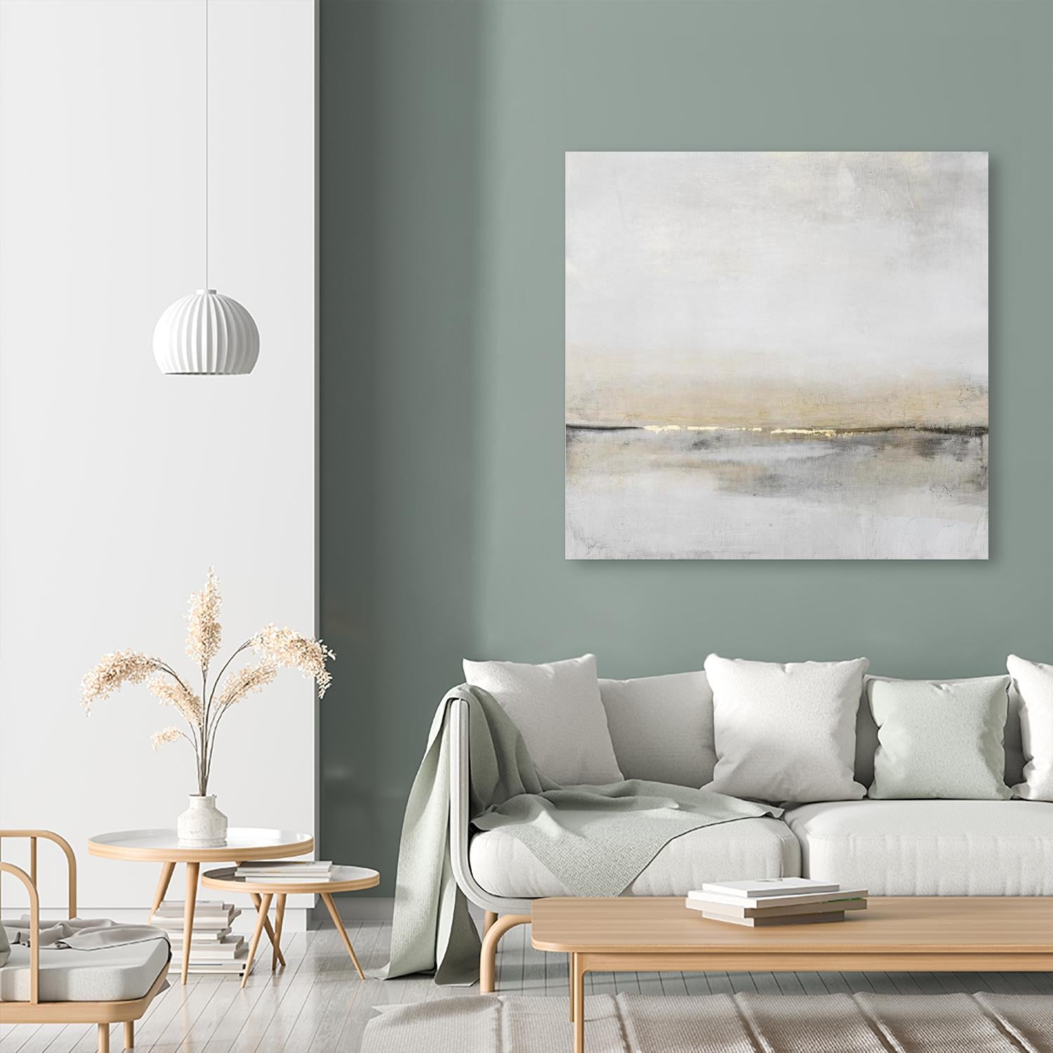 Horizontal Flow I by Tim OToole on GIANT ART - gold abstract abstract