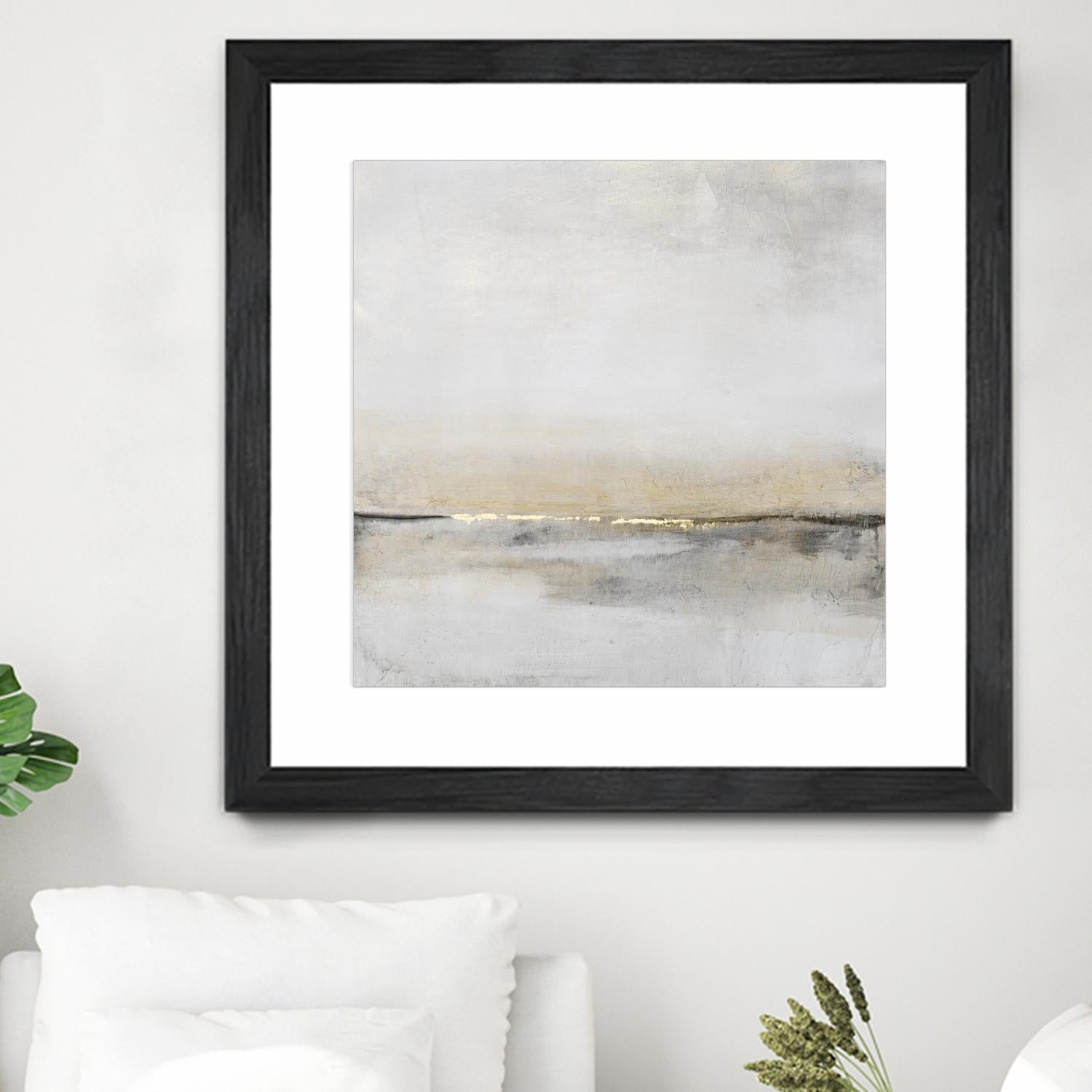 Horizontal Flow I by Tim OToole on GIANT ART - gold abstract abstract