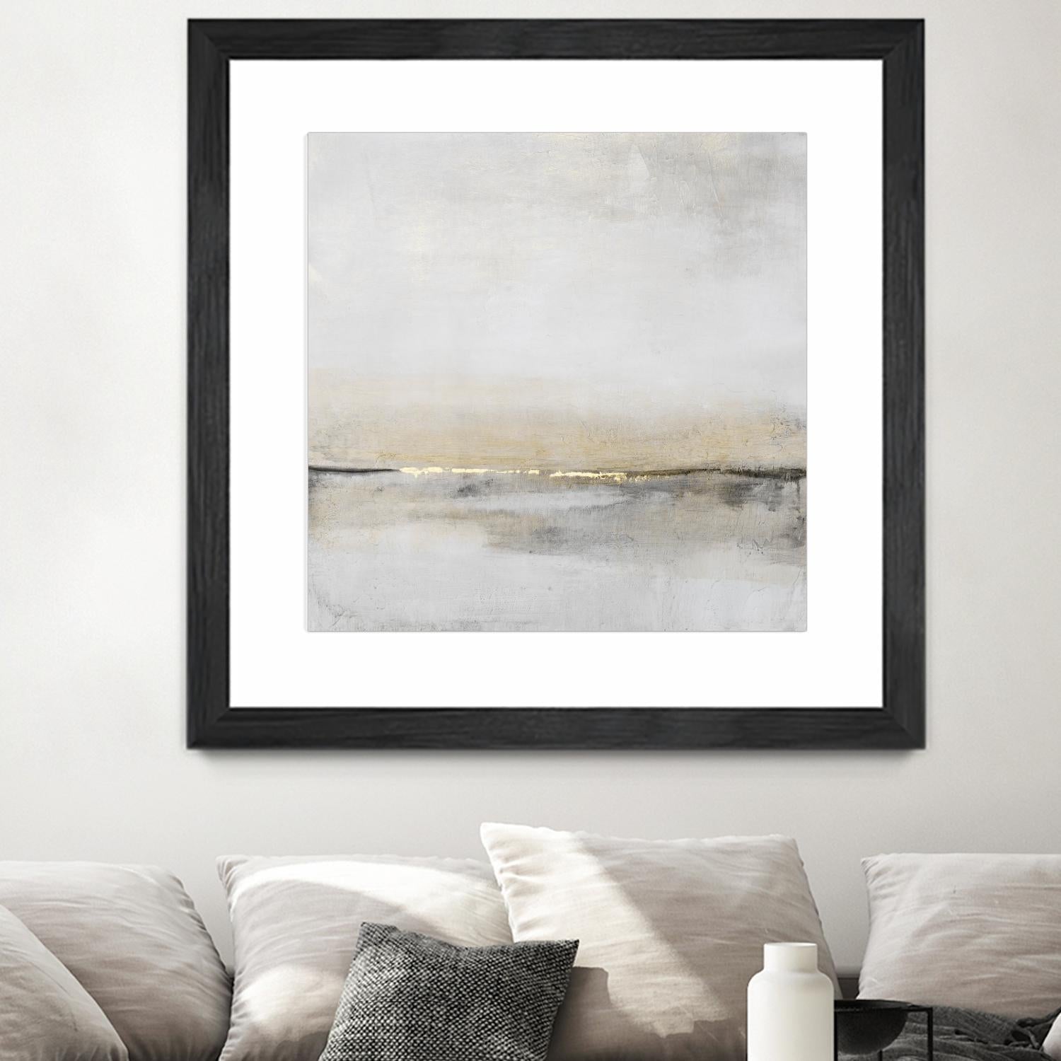 Horizontal Flow I by Tim OToole on GIANT ART - gold abstract abstract