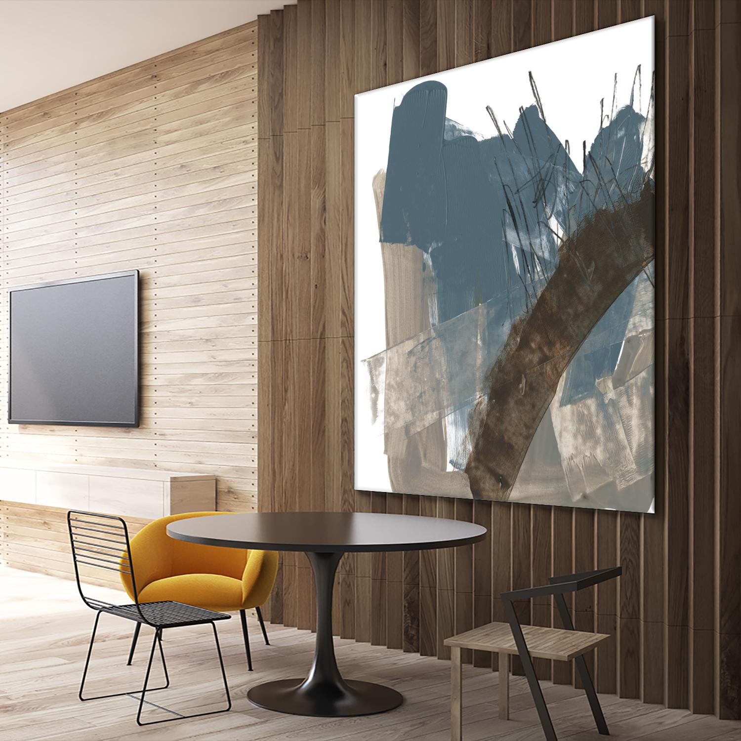 Neutral Arc I by Jennifer Goldberger on GIANT ART - white abstract abstract