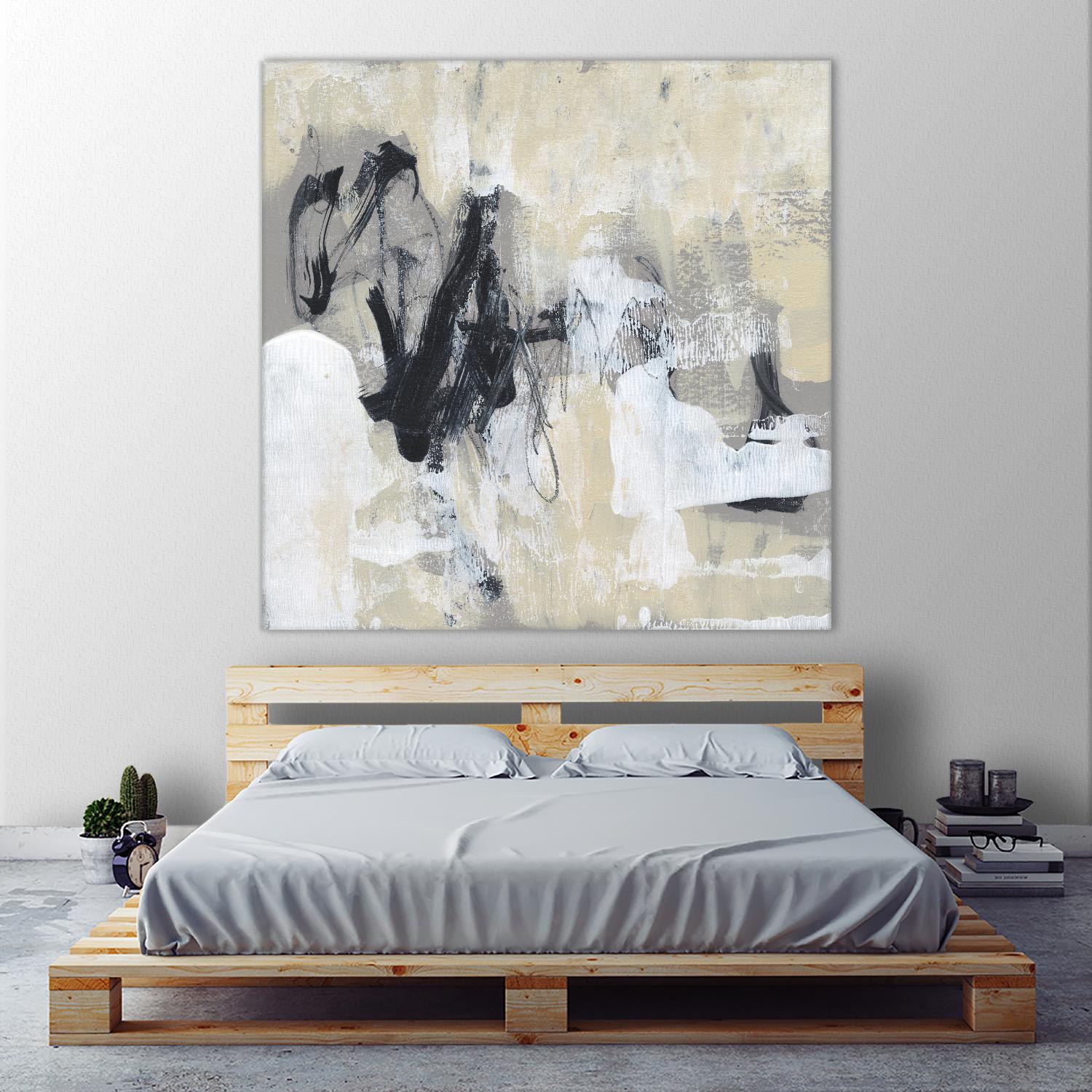Neutral Exercise I by Jennifer Goldberger on GIANT ART - white abstract abstract