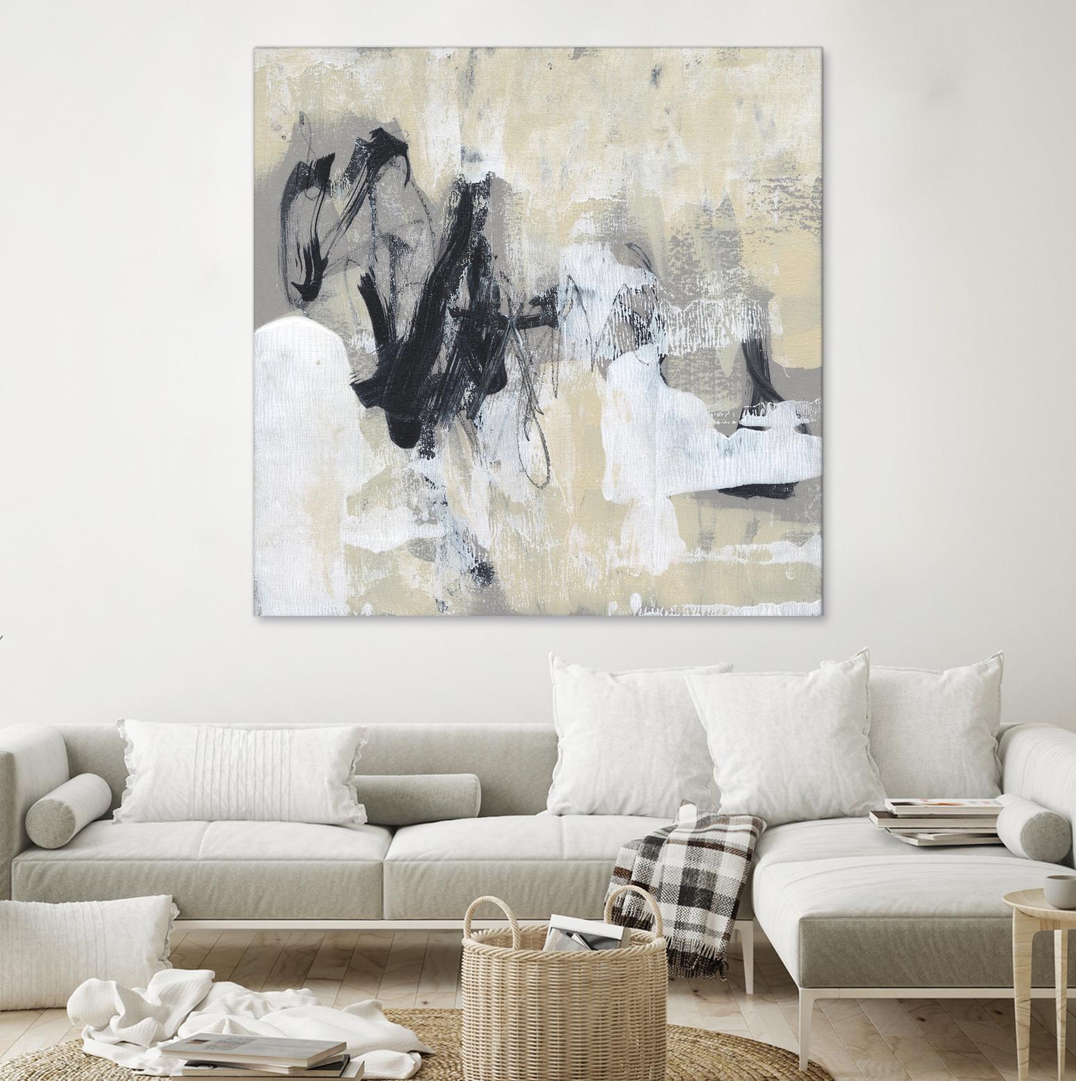 Neutral Exercise I by Jennifer Goldberger on GIANT ART - white abstract abstract