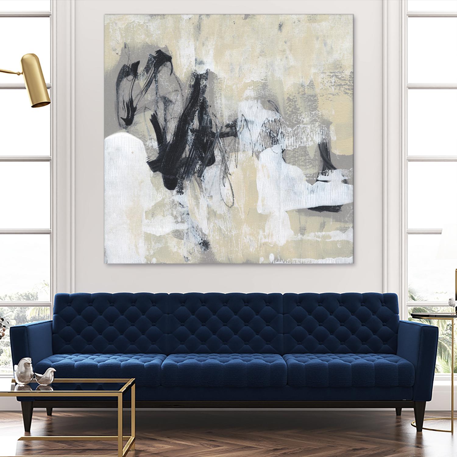 Neutral Exercise I by Jennifer Goldberger on GIANT ART - white abstract abstract