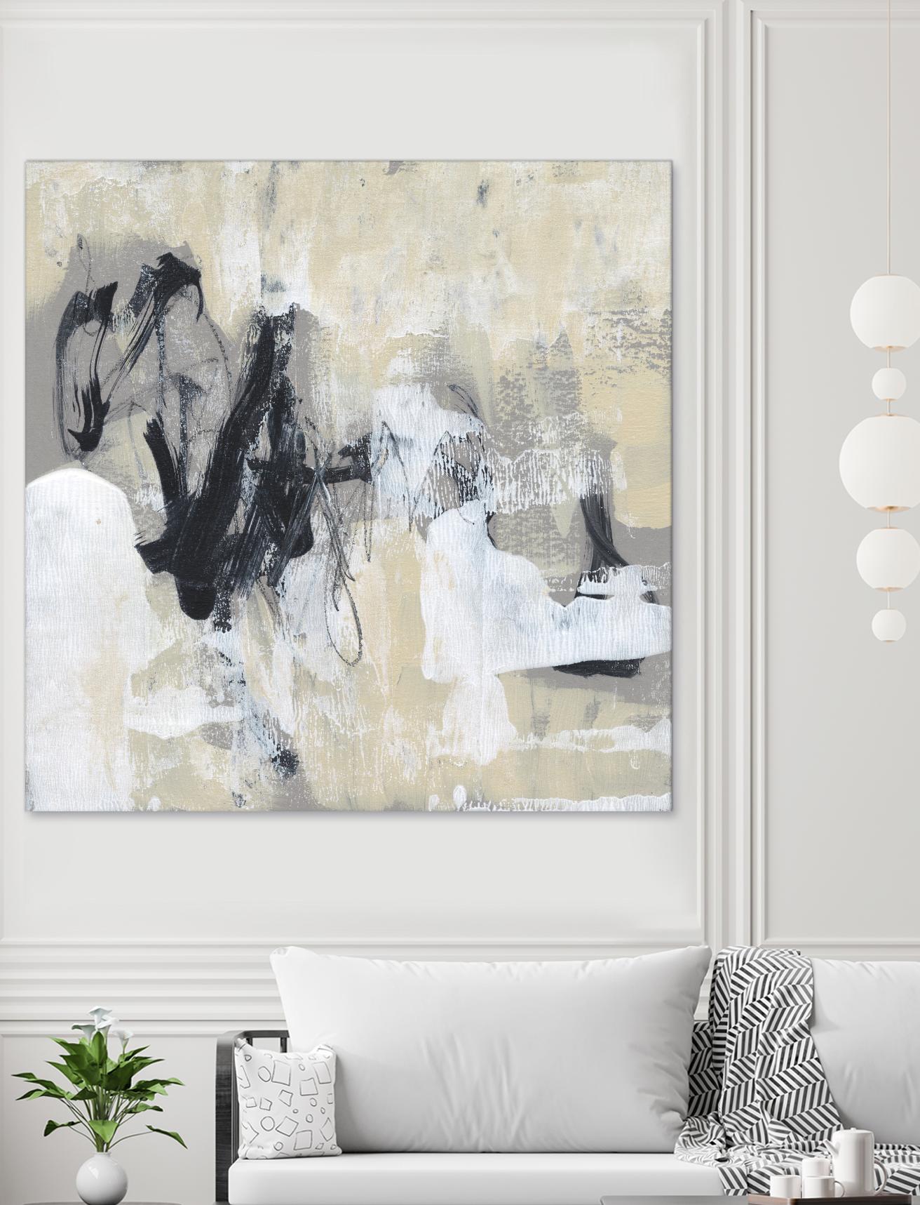 Neutral Exercise I by Jennifer Goldberger on GIANT ART - white abstract abstract