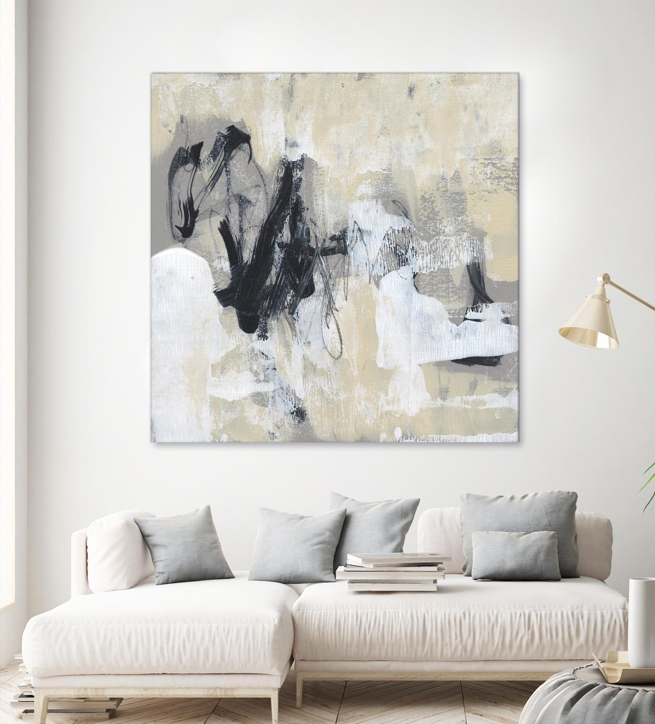 Neutral Exercise I by Jennifer Goldberger on GIANT ART - white abstract abstract