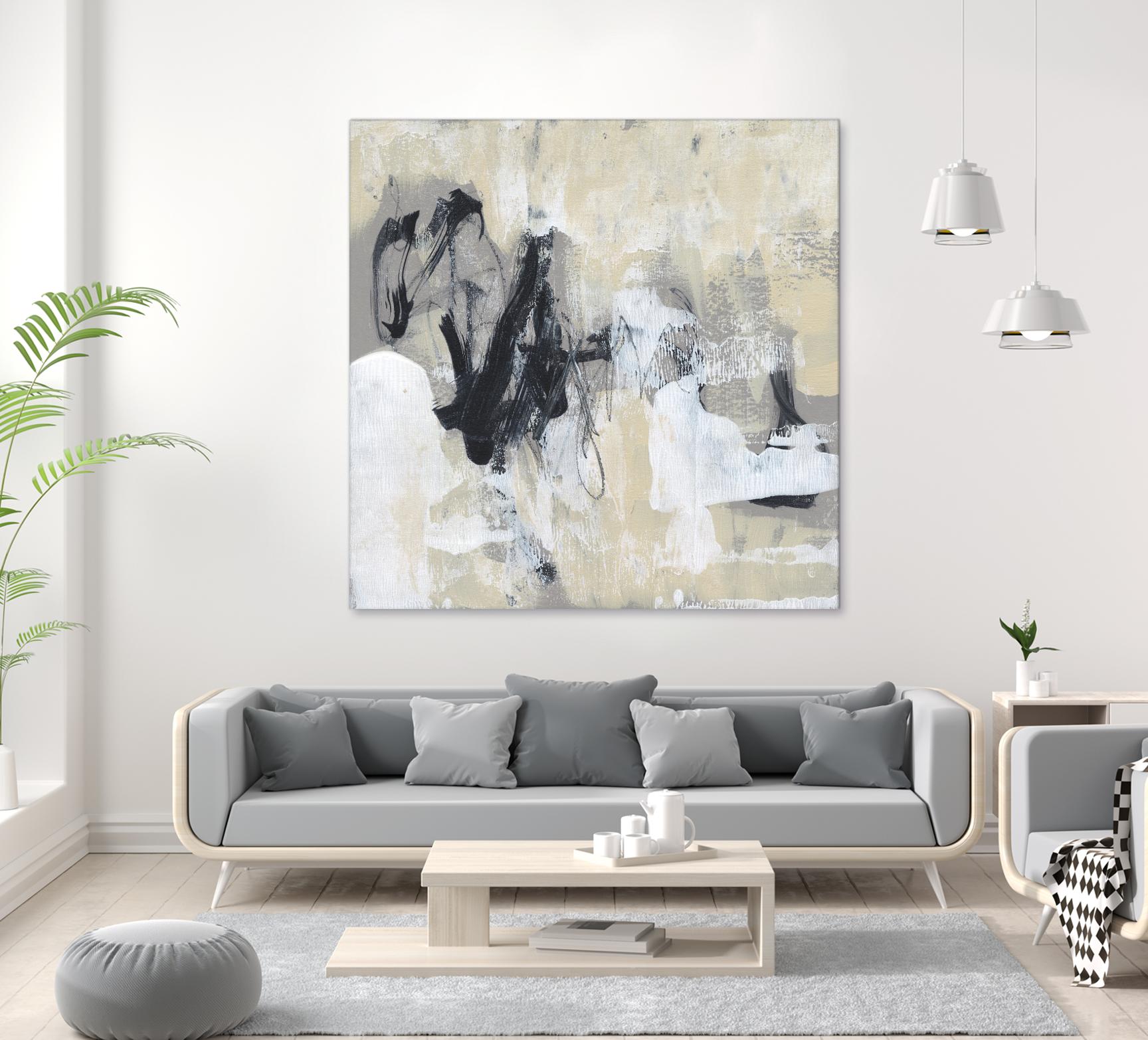 Neutral Exercise I by Jennifer Goldberger on GIANT ART - white abstract abstract