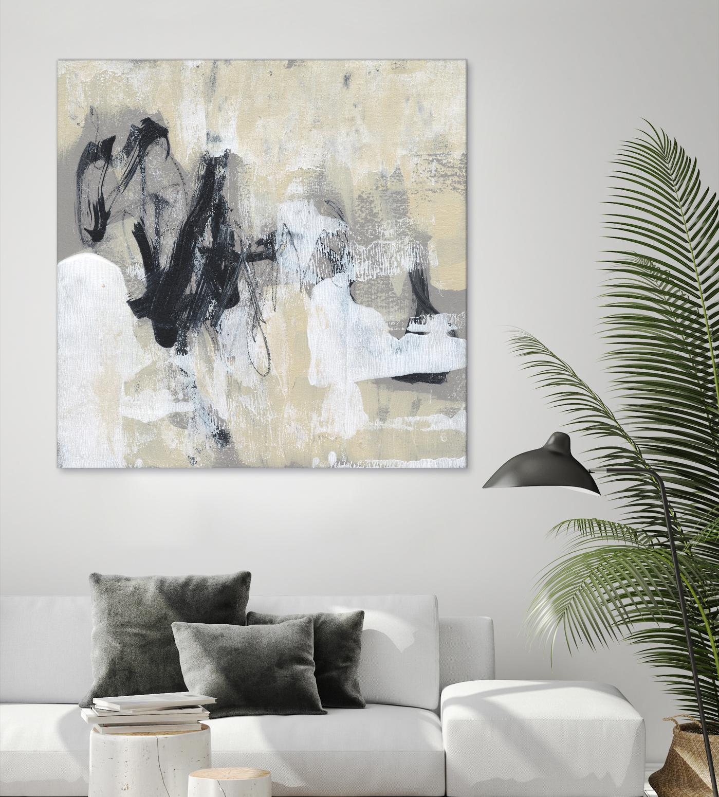 Neutral Exercise I by Jennifer Goldberger on GIANT ART - white abstract abstract