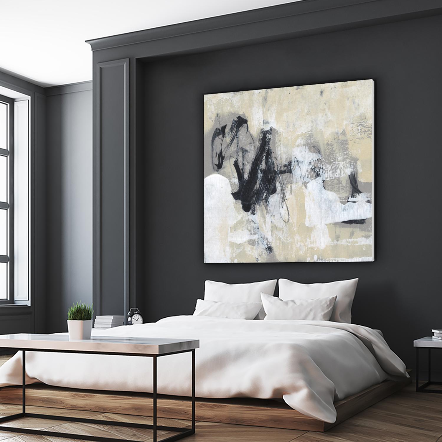 Neutral Exercise I by Jennifer Goldberger on GIANT ART - white abstract abstract