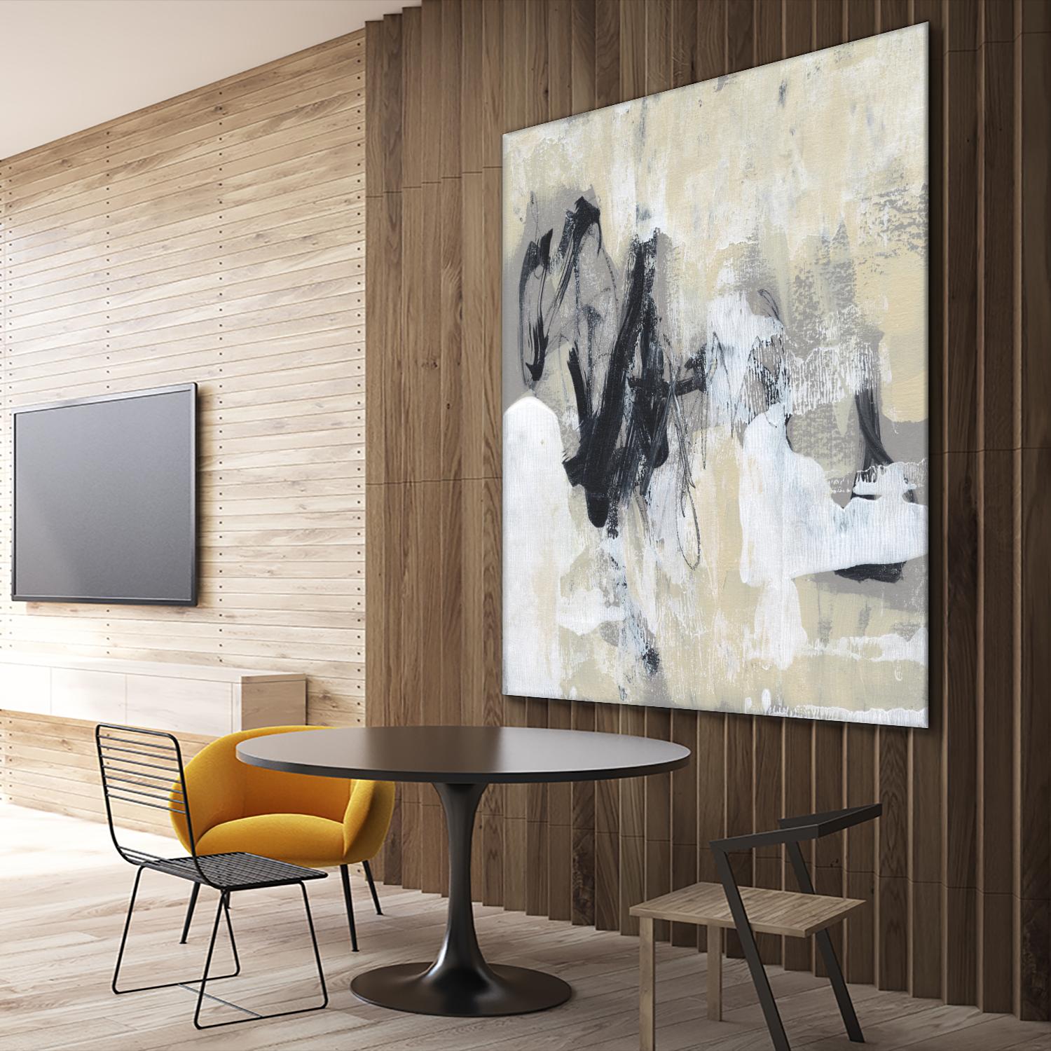 Neutral Exercise I by Jennifer Goldberger on GIANT ART - white abstract abstract