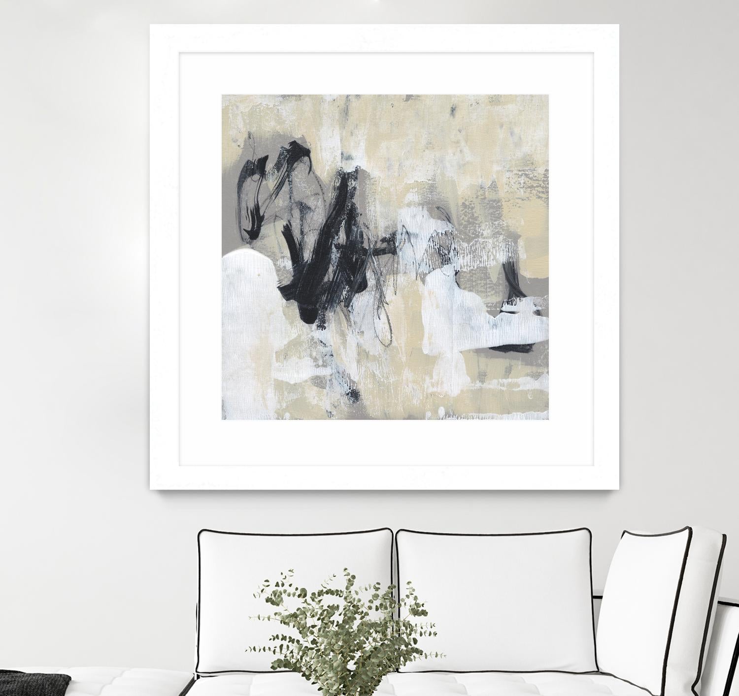 Neutral Exercise I by Jennifer Goldberger on GIANT ART - white abstract abstract