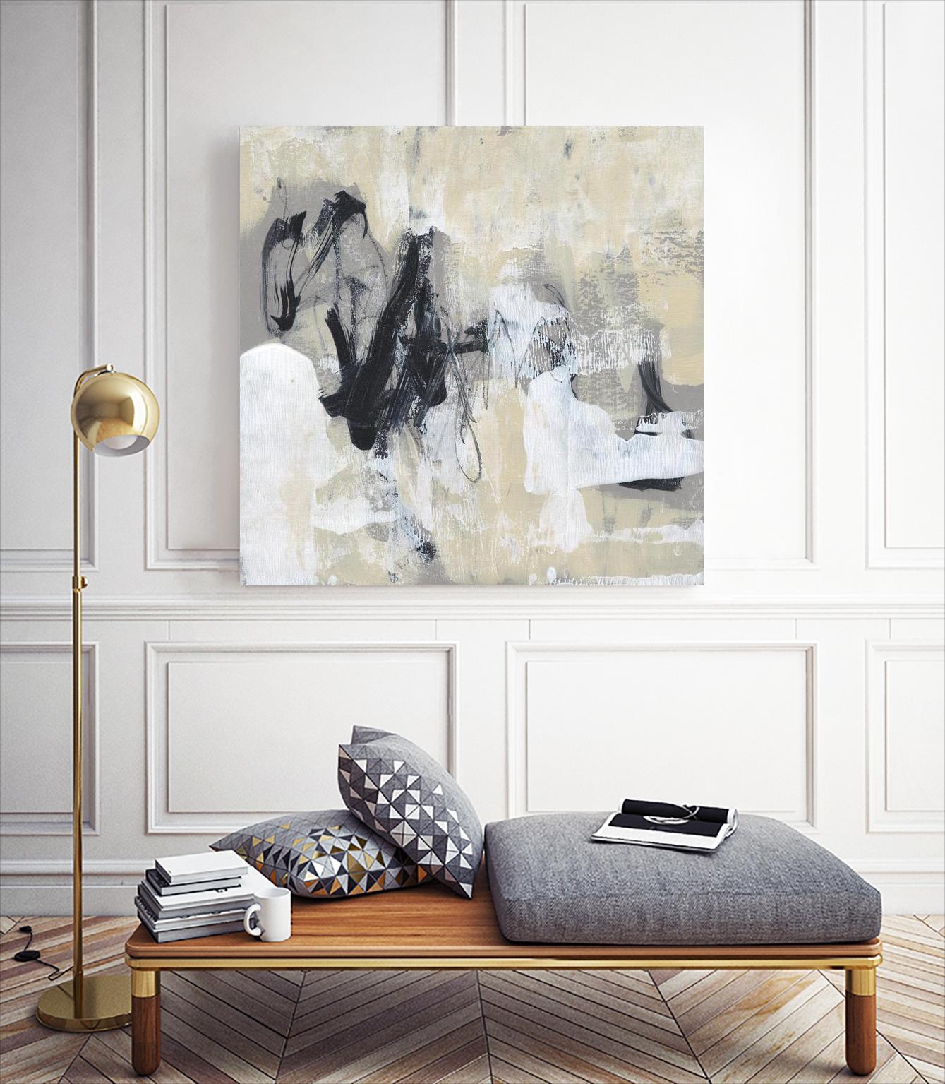 Neutral Exercise I by Jennifer Goldberger on GIANT ART - white abstract abstract