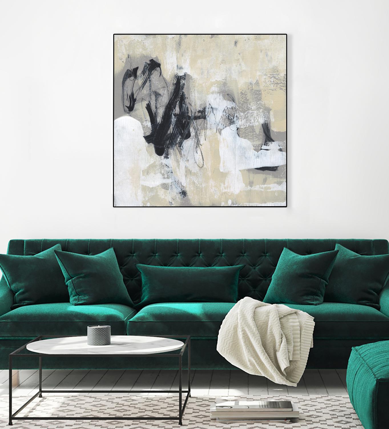 Neutral Exercise I by Jennifer Goldberger on GIANT ART - white abstract abstract