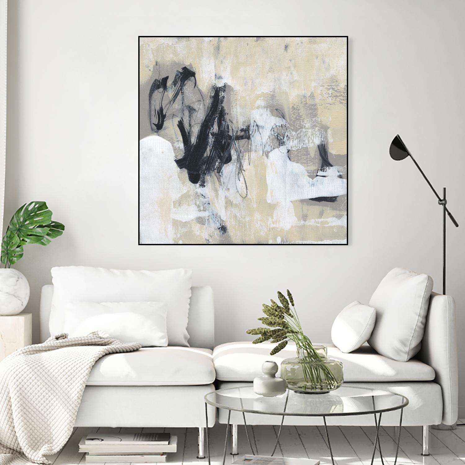 Neutral Exercise I by Jennifer Goldberger on GIANT ART - white abstract abstract