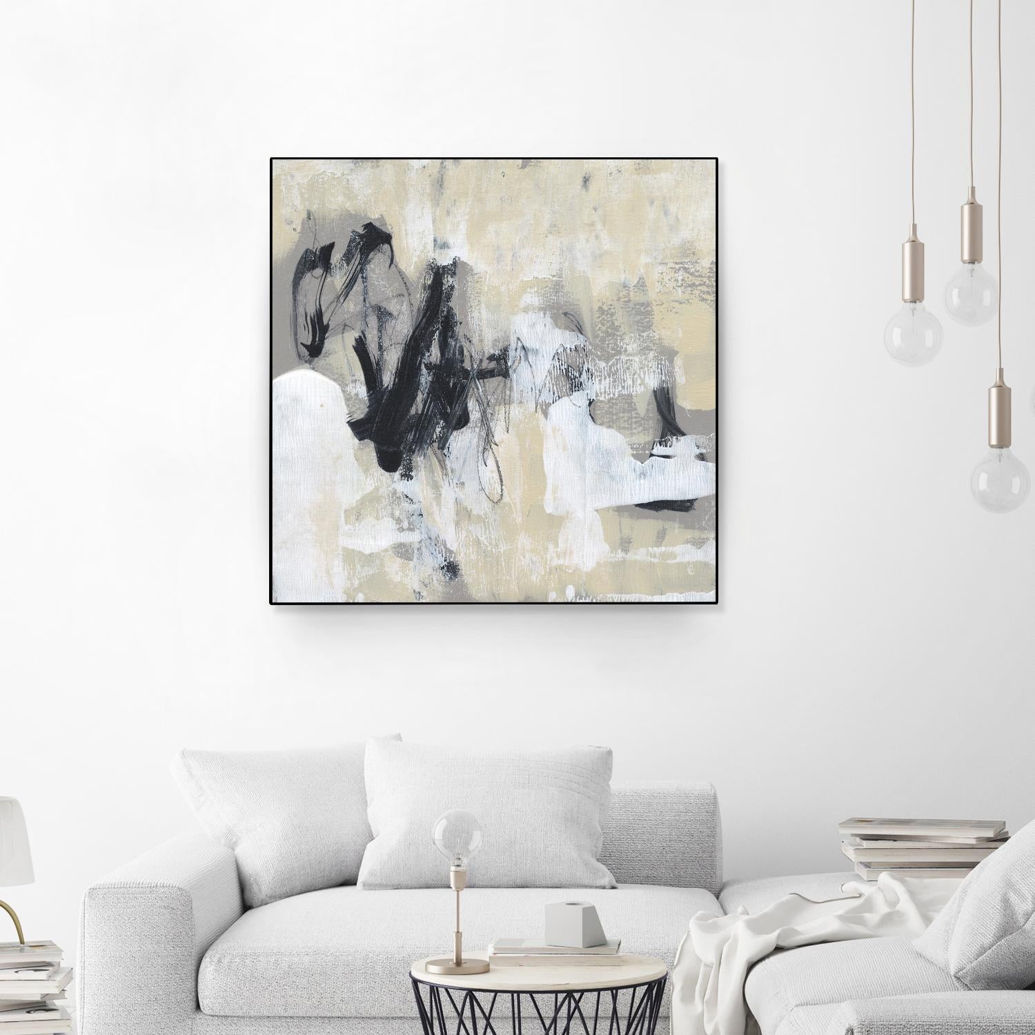 Neutral Exercise I by Jennifer Goldberger on GIANT ART - white abstract abstract