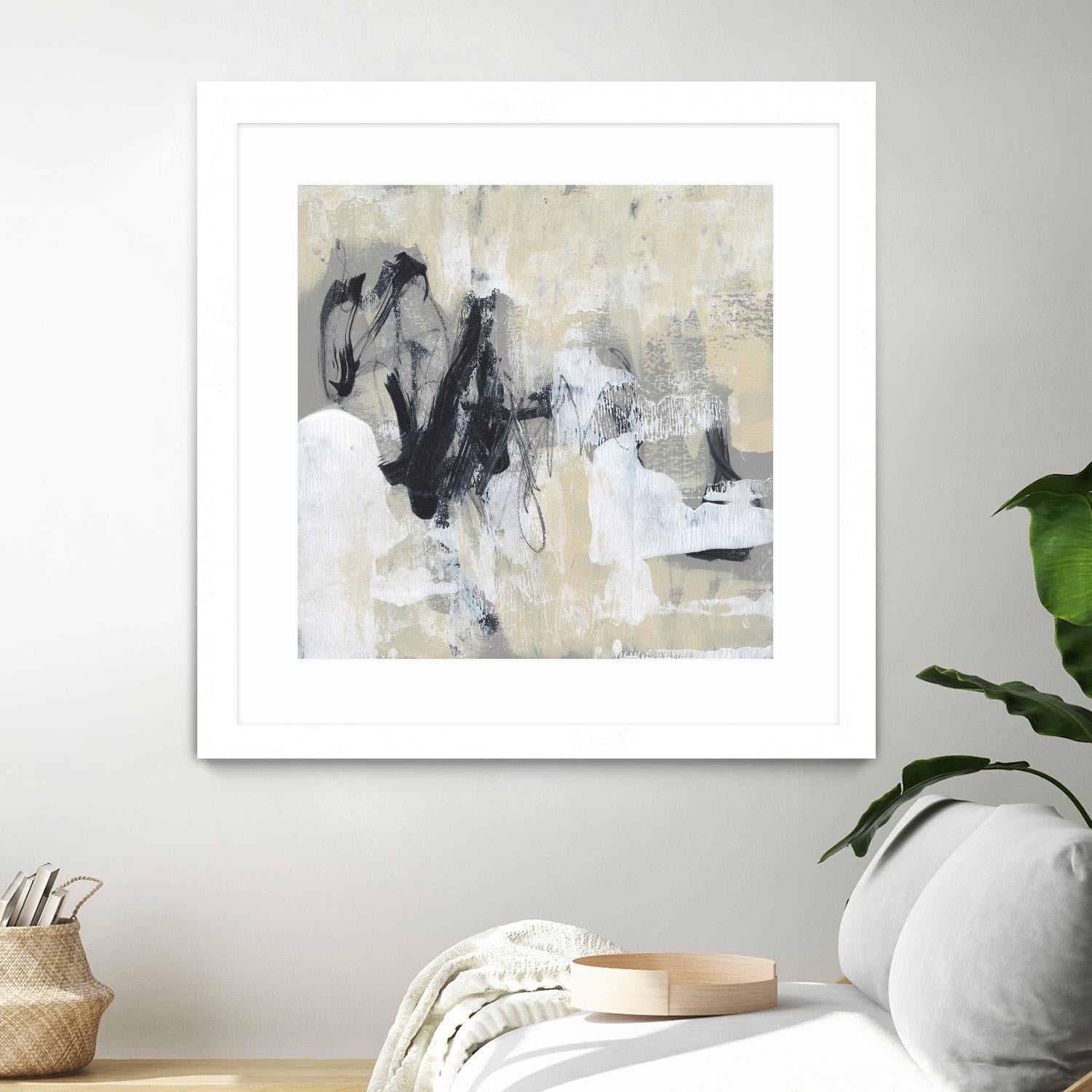 Neutral Exercise I by Jennifer Goldberger on GIANT ART - white abstract abstract