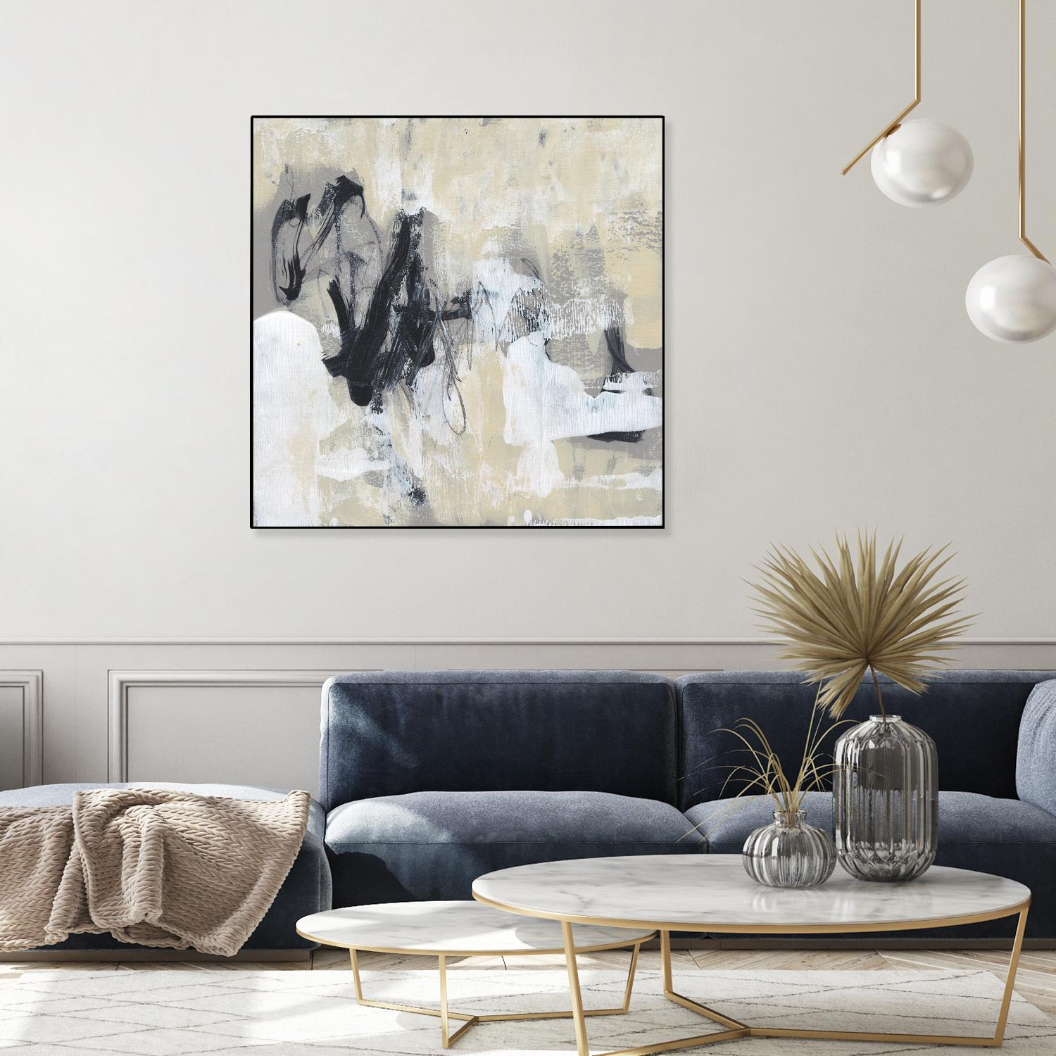 Neutral Exercise I by Jennifer Goldberger on GIANT ART - white abstract abstract