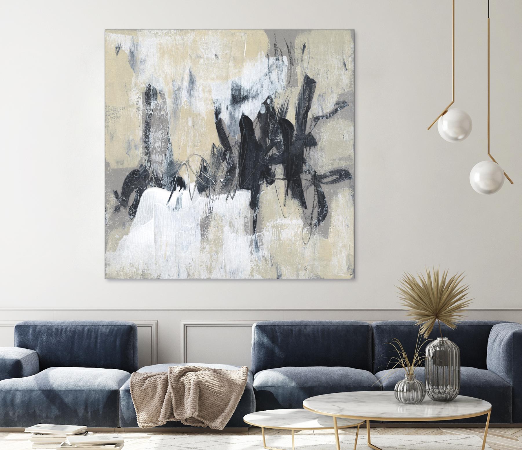 Neutral Exercise II by Jennifer Goldberger on GIANT ART - beige abstract abstract