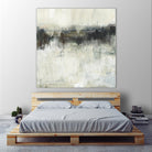 Neutral Horizon Line I by Jennifer Goldberger on GIANT ART - beige abstract abstract