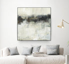 Neutral Horizon Line I by Jennifer Goldberger on GIANT ART - beige abstract abstract