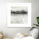 Neutral Horizon Line II by Jennifer Goldberger on GIANT ART - beige abstract abstract