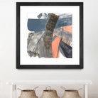 Neutrals & Coral II by Jennifer Goldberger on GIANT ART - grey  abstract abstract