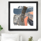 Neutrals & Coral II by Jennifer Goldberger on GIANT ART - grey  abstract abstract