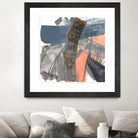 Neutrals & Coral II by Jennifer Goldberger on GIANT ART - grey  abstract abstract