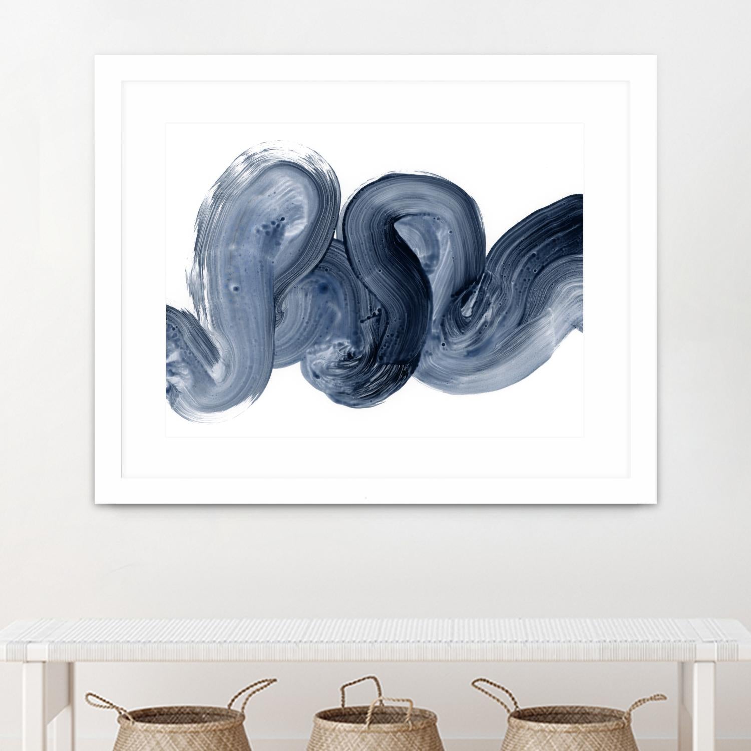 Offshore I by Victoria Barnes on GIANT ART - blue abstract abstract