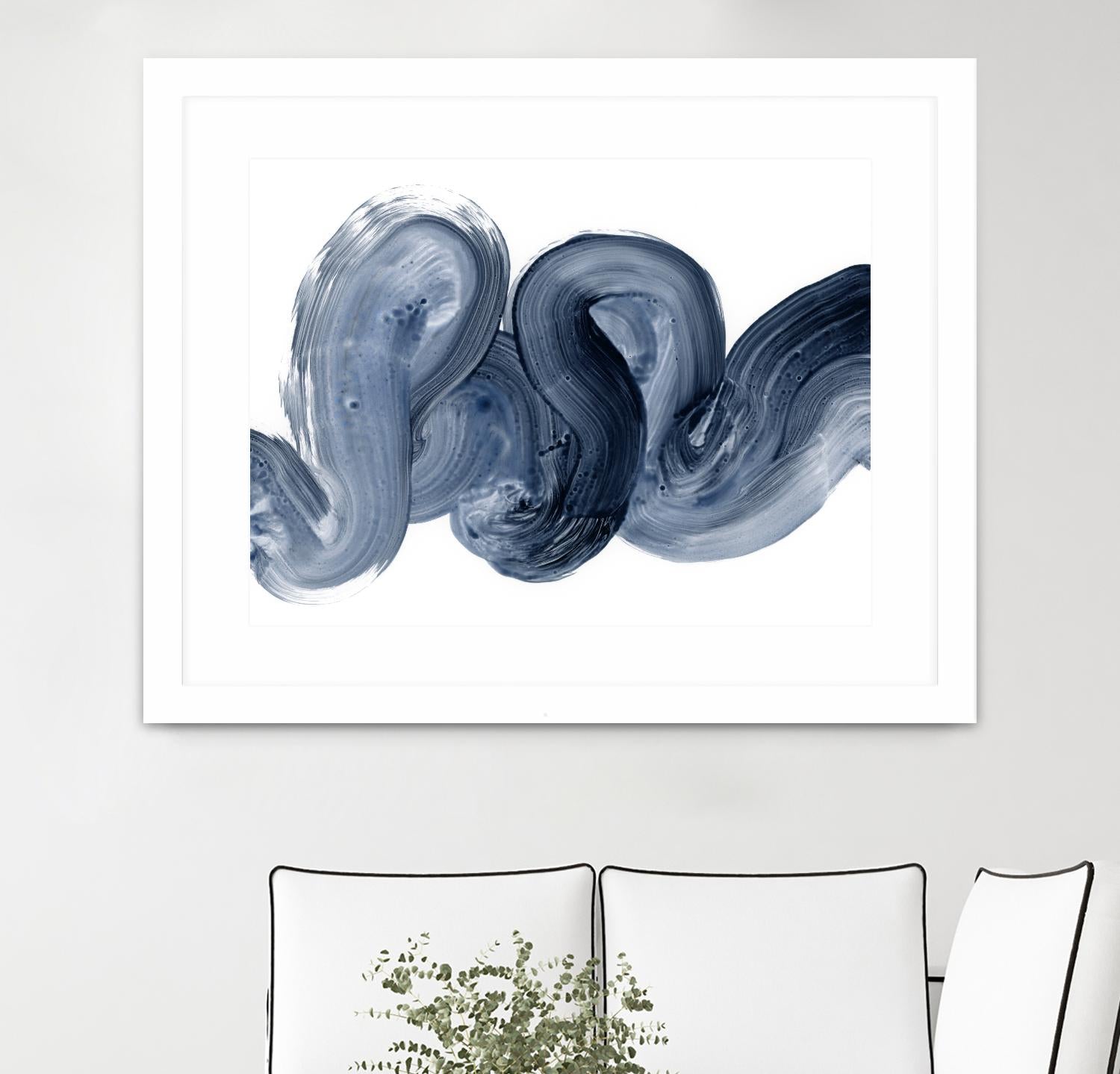 Offshore I by Victoria Barnes on GIANT ART - blue abstract abstract