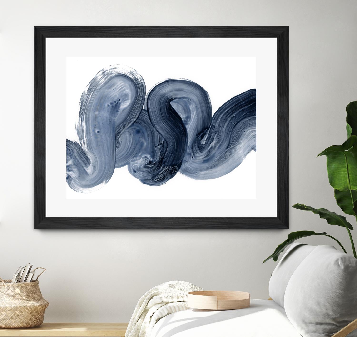 Offshore I by Victoria Barnes on GIANT ART - blue abstract abstract