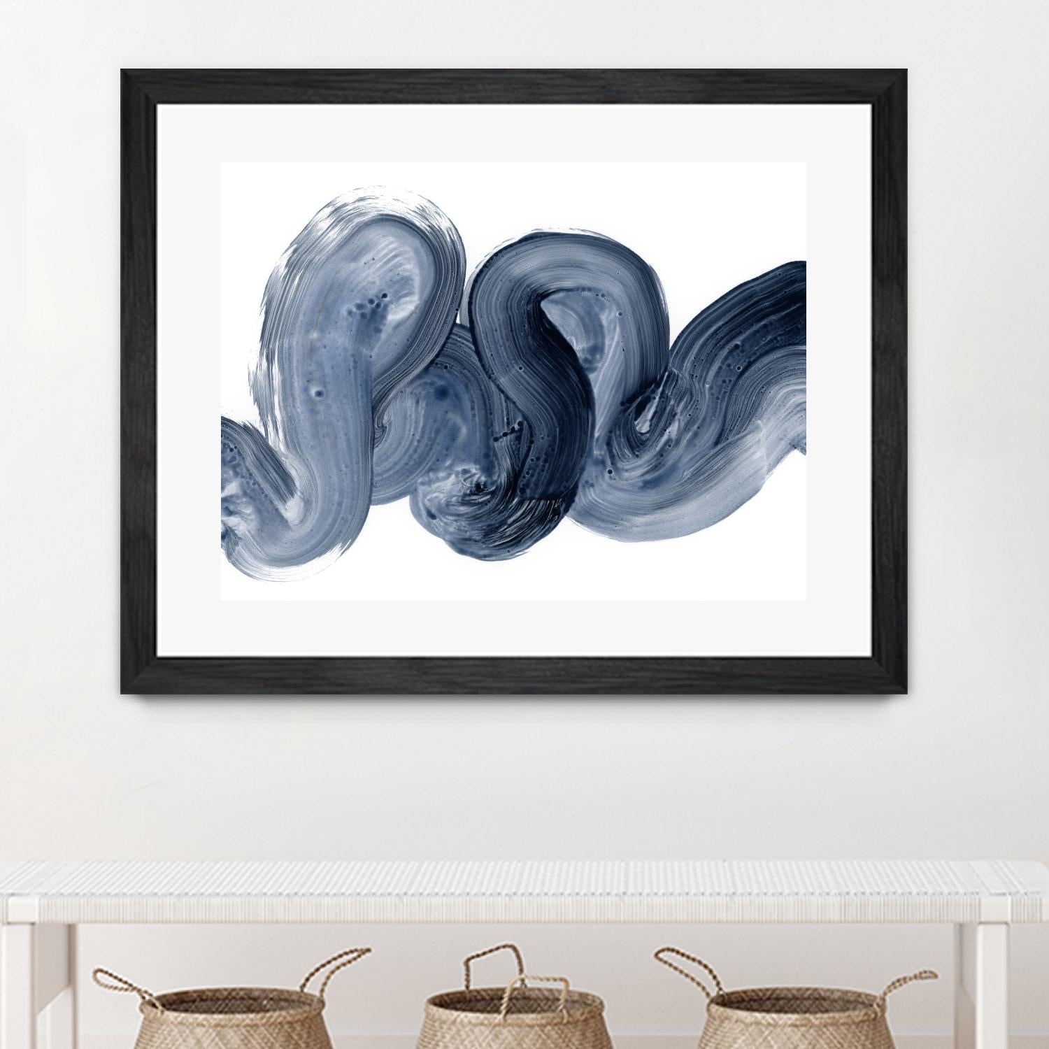 Offshore I by Victoria Barnes on GIANT ART - blue abstract abstract