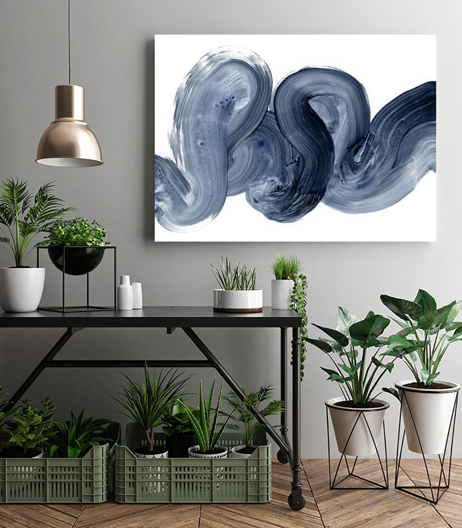 Offshore I by Victoria Barnes on GIANT ART - blue abstract abstract