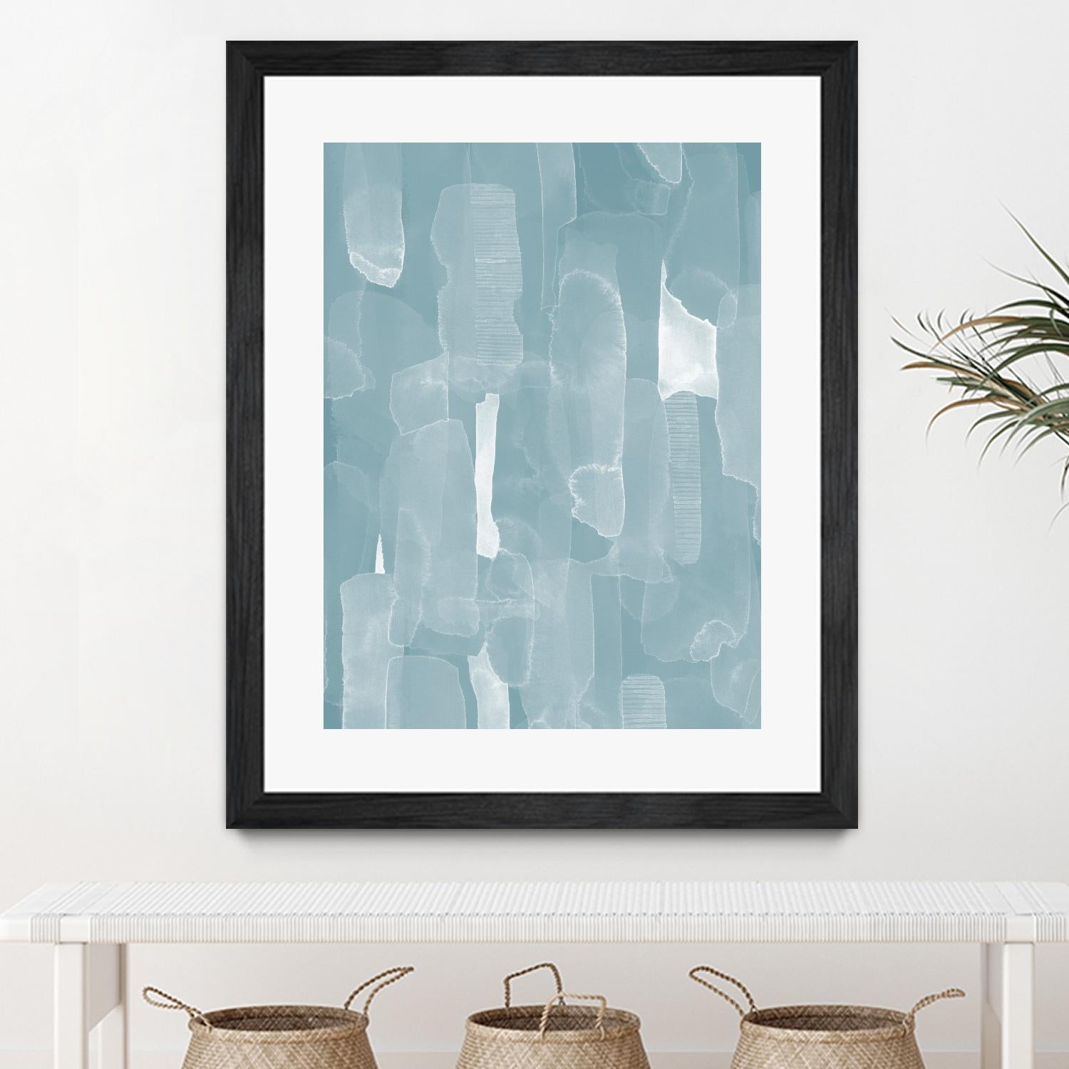 Smoke Stack I by Grace Popp on GIANT ART - blue abstract abstract