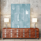 Smoke Stack I by Grace Popp on GIANT ART - blue abstract abstract