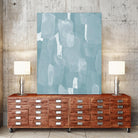 Smoke Stack II by Grace Popp on GIANT ART - blue abstract