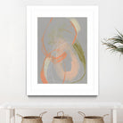Pastel Loops I by Jennifer Goldberger on GIANT ART - orange abstract abstract