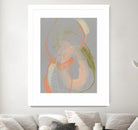 Pastel Loops I by Jennifer Goldberger on GIANT ART - orange abstract abstract