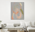 Pastel Loops I by Jennifer Goldberger on GIANT ART - orange abstract abstract