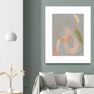 Pastel Loops I by Jennifer Goldberger on GIANT ART - orange abstract abstract