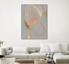 Pastel Loops II by Jennifer Goldberger on GIANT ART - beige abstract abstract